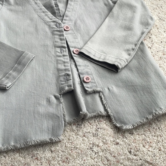 🆕LACAUSA Jacket Light Gray sz S - Picture 5 of 16